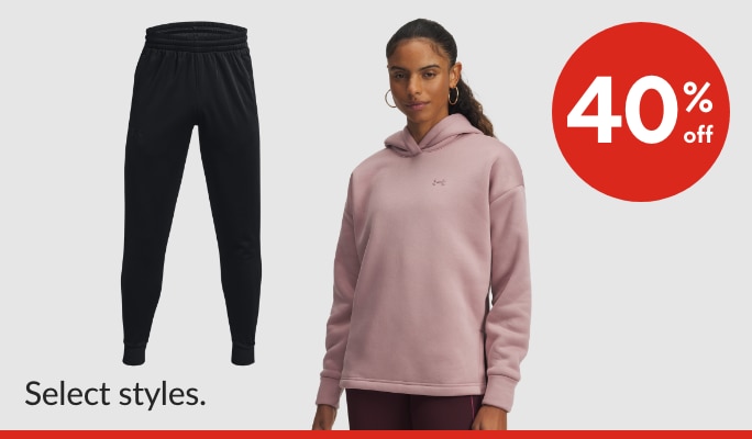 Under Armour Fleece Clothing 40% off
