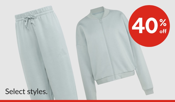 adidas Women's Essential Fleece & Tees 40% off