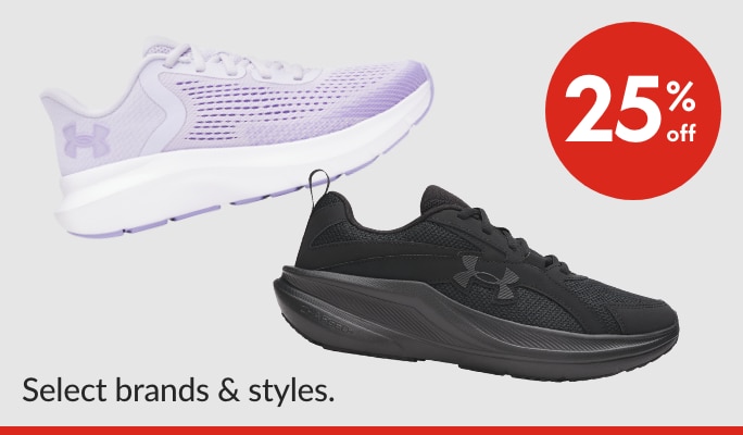 Select Footwear 25% off Our ticket price. Select brands & styles.