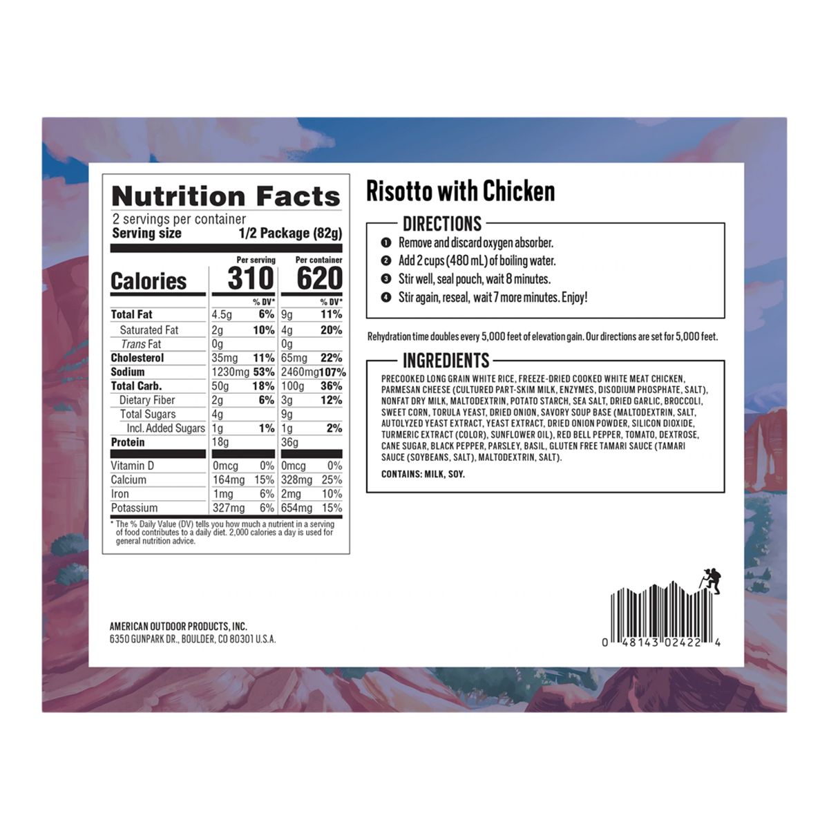 Backpacker's Pantry Risotto with Chicken