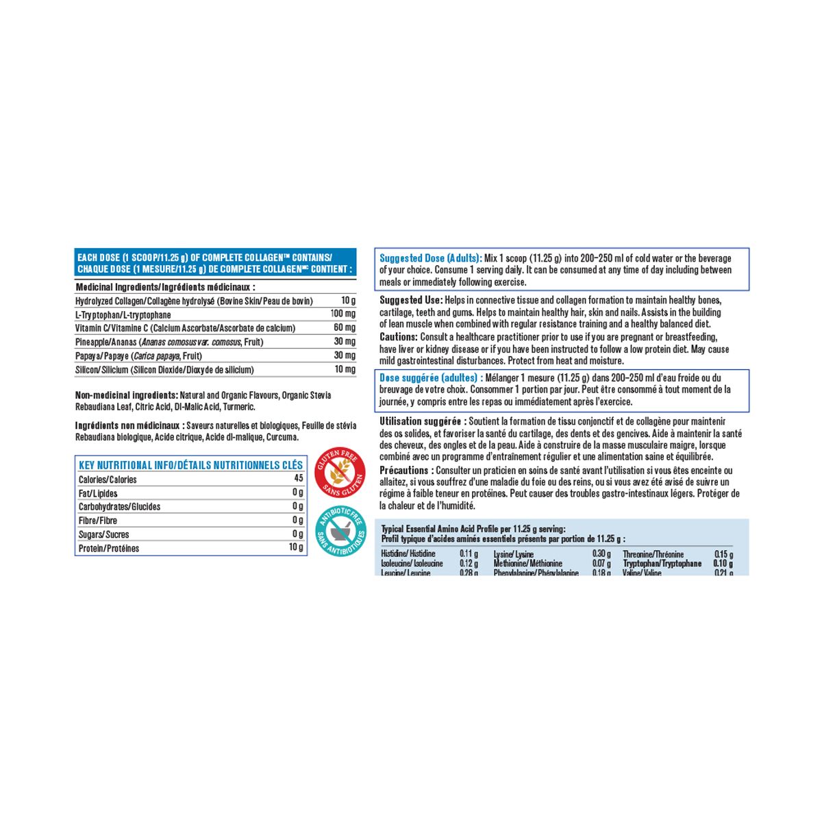 Progressive Complete Collagen 250g Citrus Powder