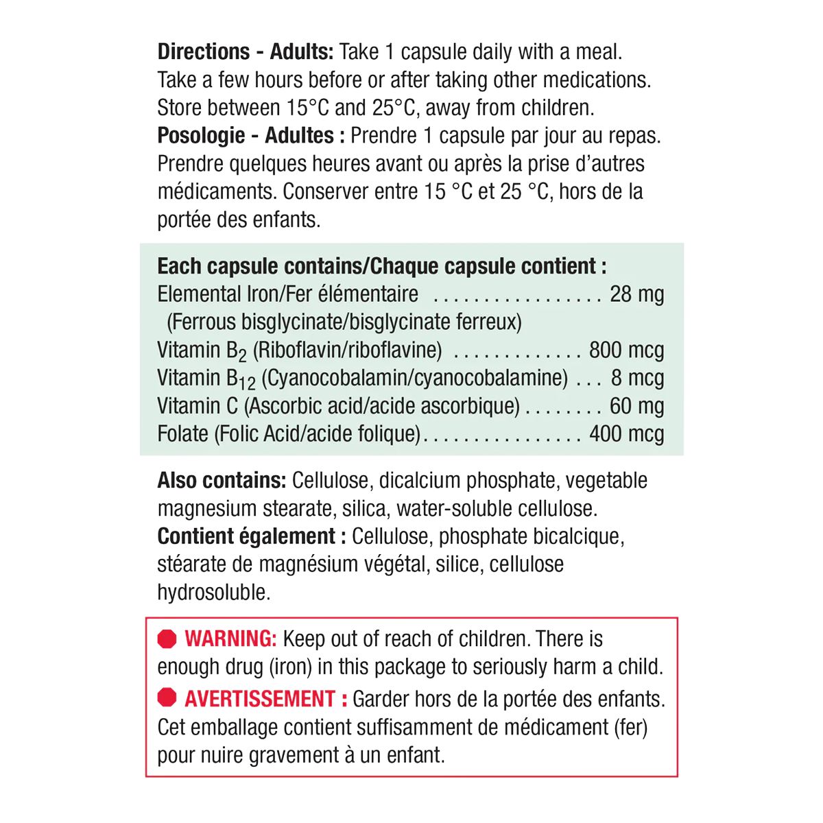 Jamieson Gentle Iron 28mg 90 Capsules