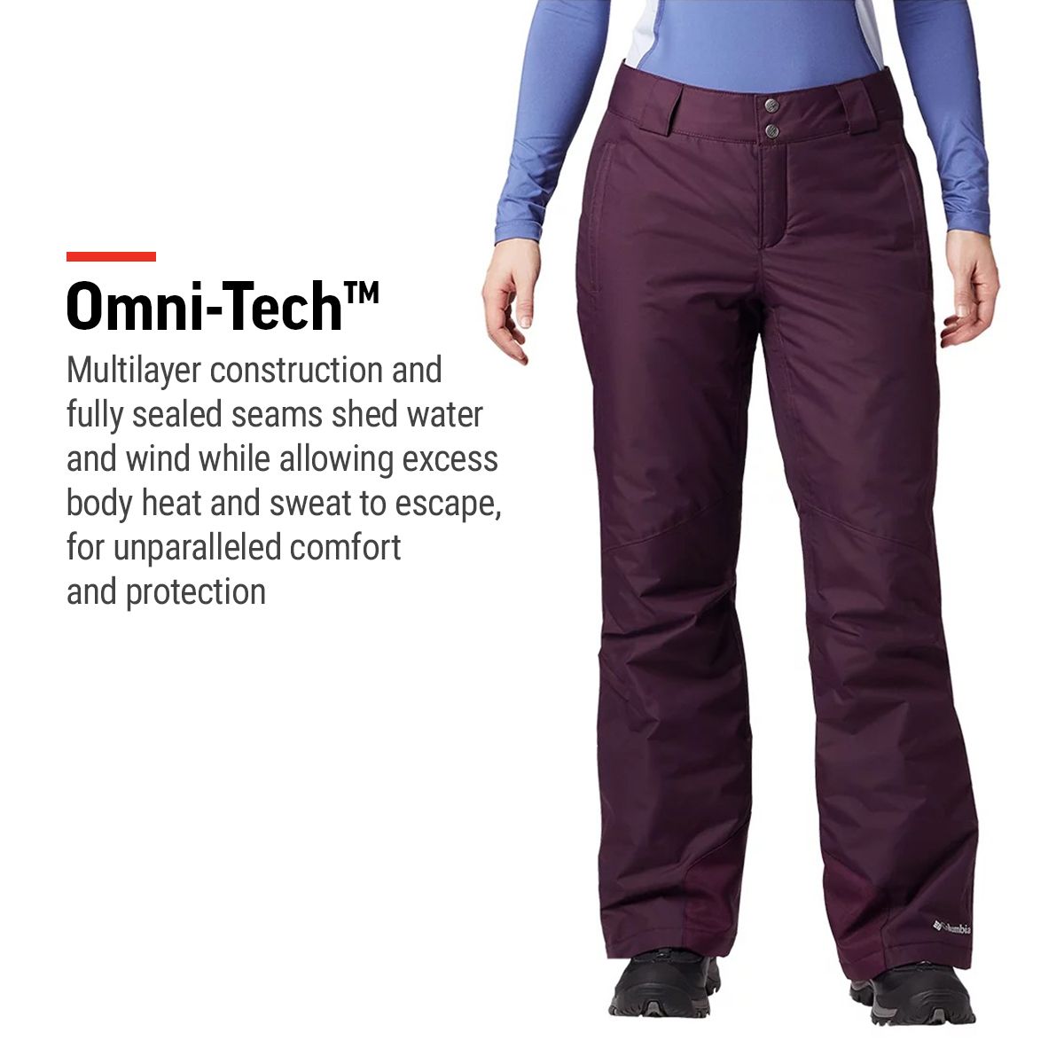 Columbia Women's Bugaboo Ski Snow Pants - 29"