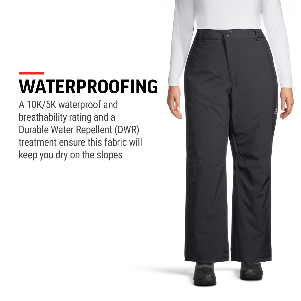 Ripzone Women's Plus Size Caledon Insulated Snow Pants