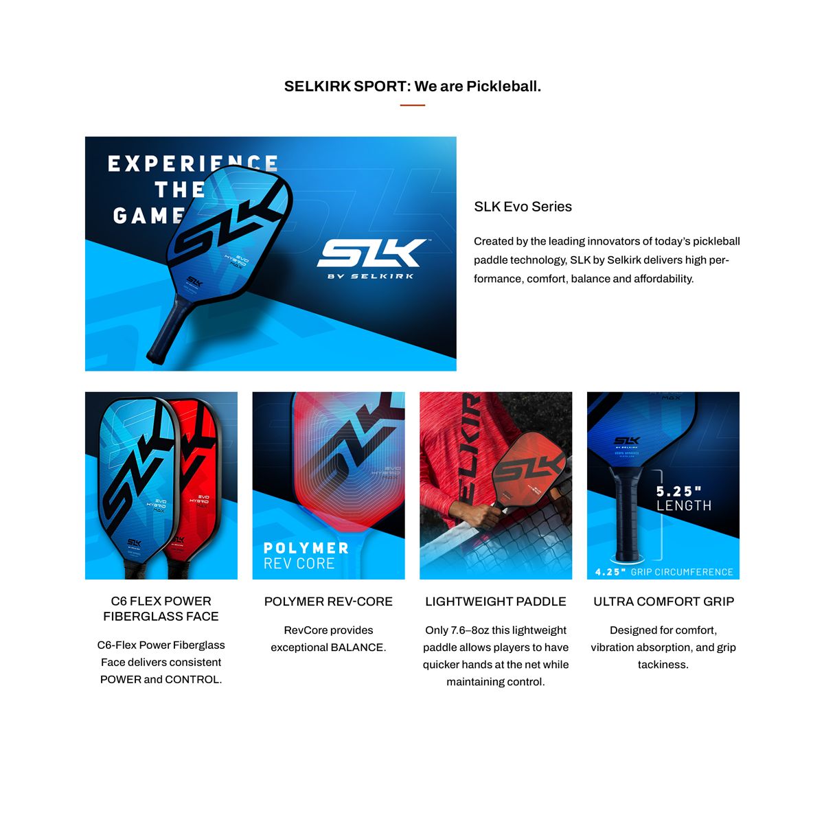 Selkirk Evo Hybrid 2.0 Max Senior Pickleball Paddle