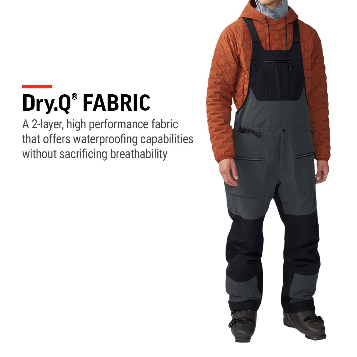 スノーボード First Tracks Bib Men's First Tracks™ Bib | Mountain Hardwear