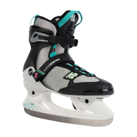 K2 Women's Alexis Pro Speed-Lace Water Repellent Ice Skates with Hockey Blades Front_Three_Fourths_Angled_Right