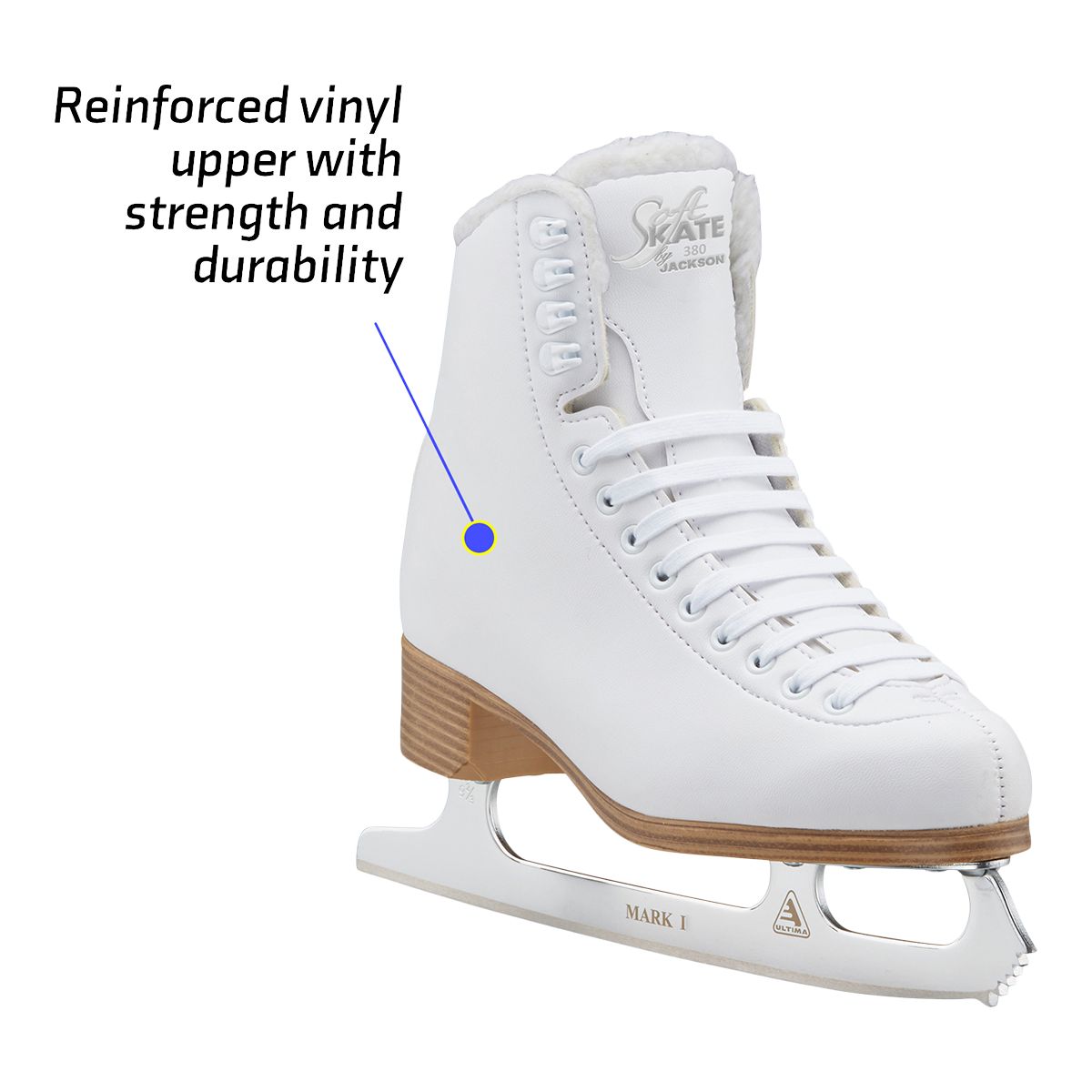 Jackson Girls' 381 Soft Figure Skates
