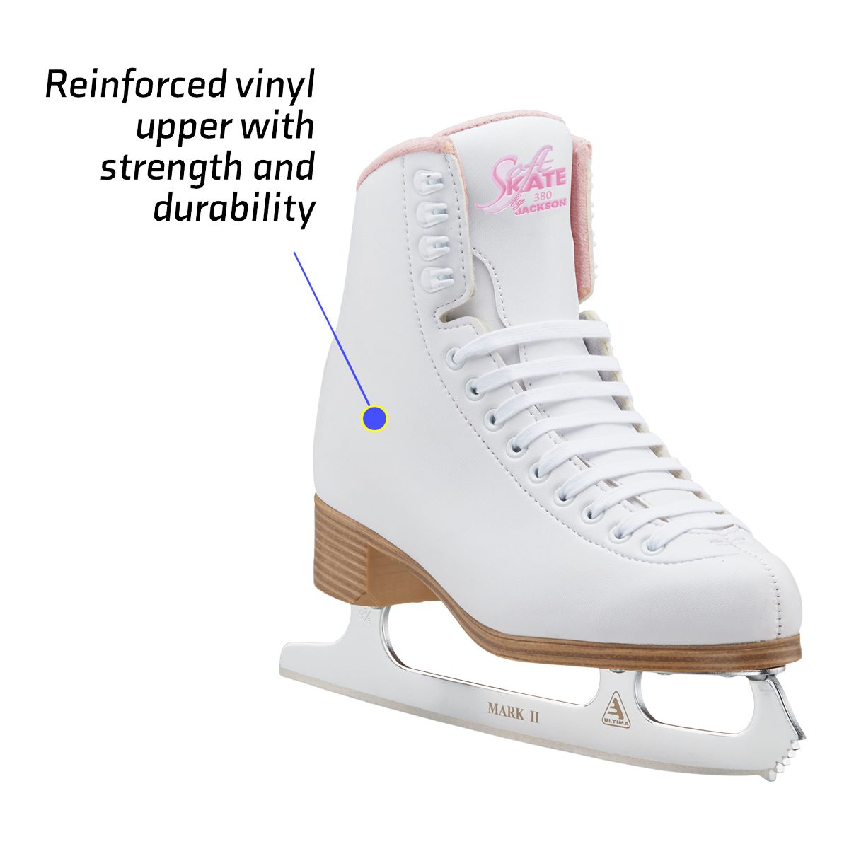 Jackson Girls' 381 Soft Figure Skates