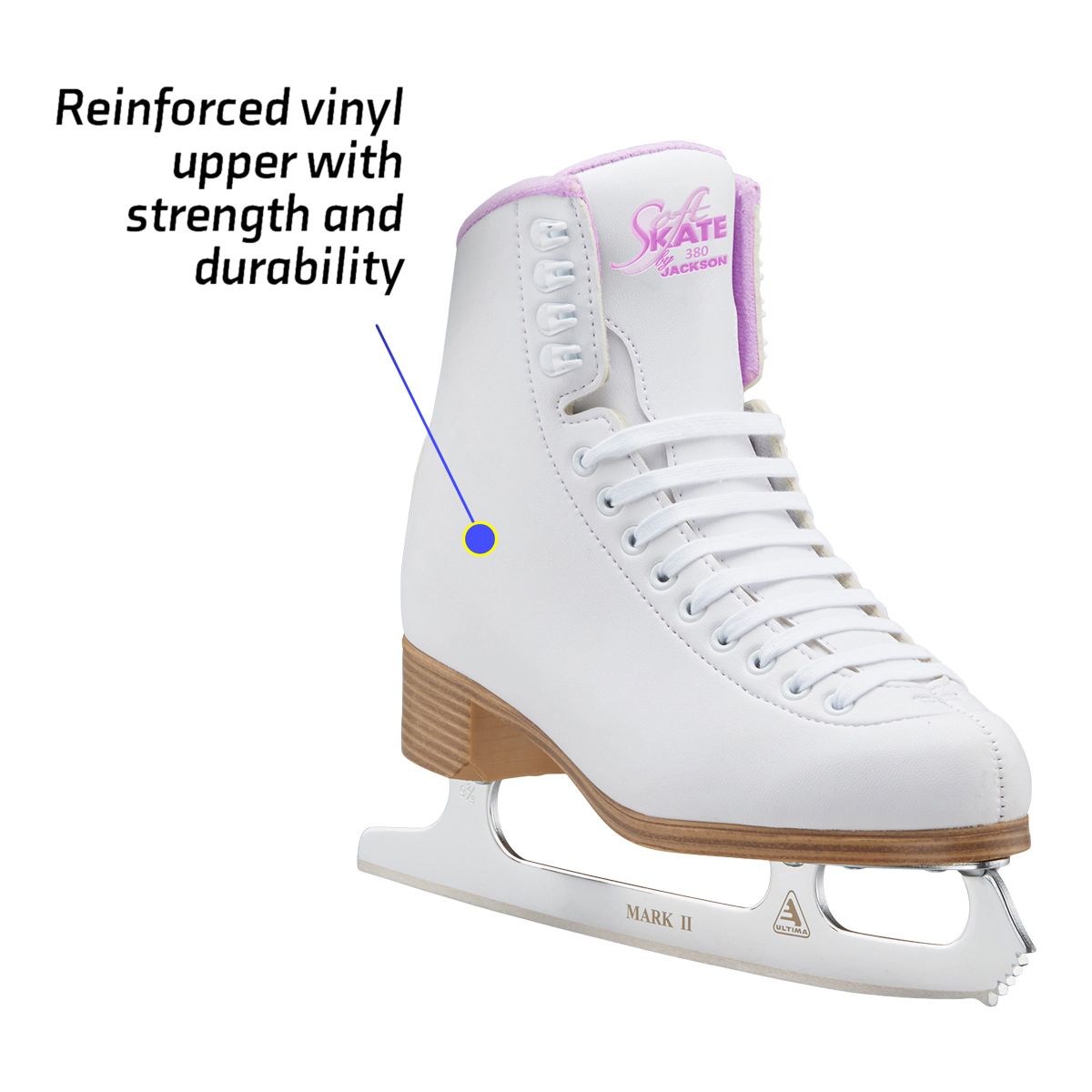 Jackson Girls' 381 Soft Figure Skates