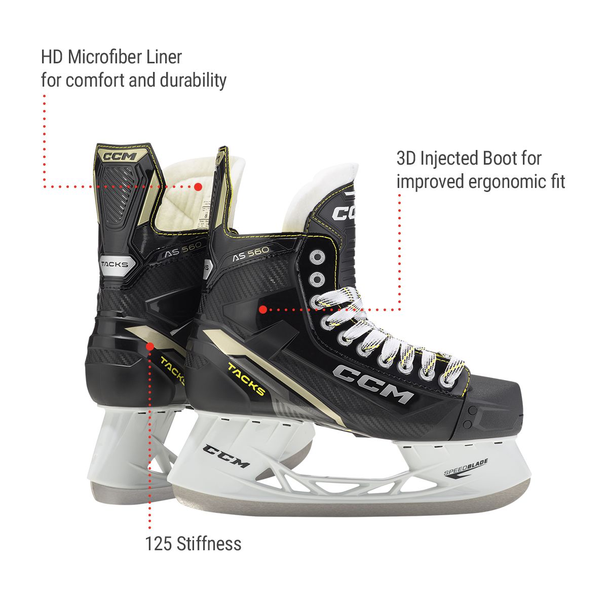 CCM Tacks AS 560 Junior Hockey Skates