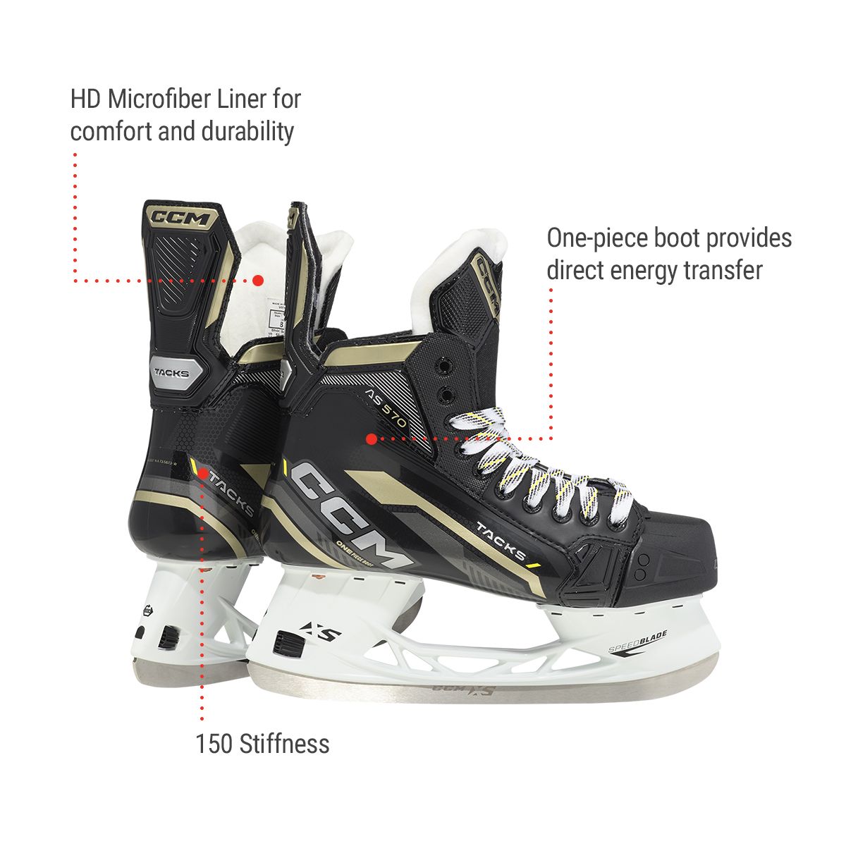 CCM Tacks AS 570 Senior Hockey Skates