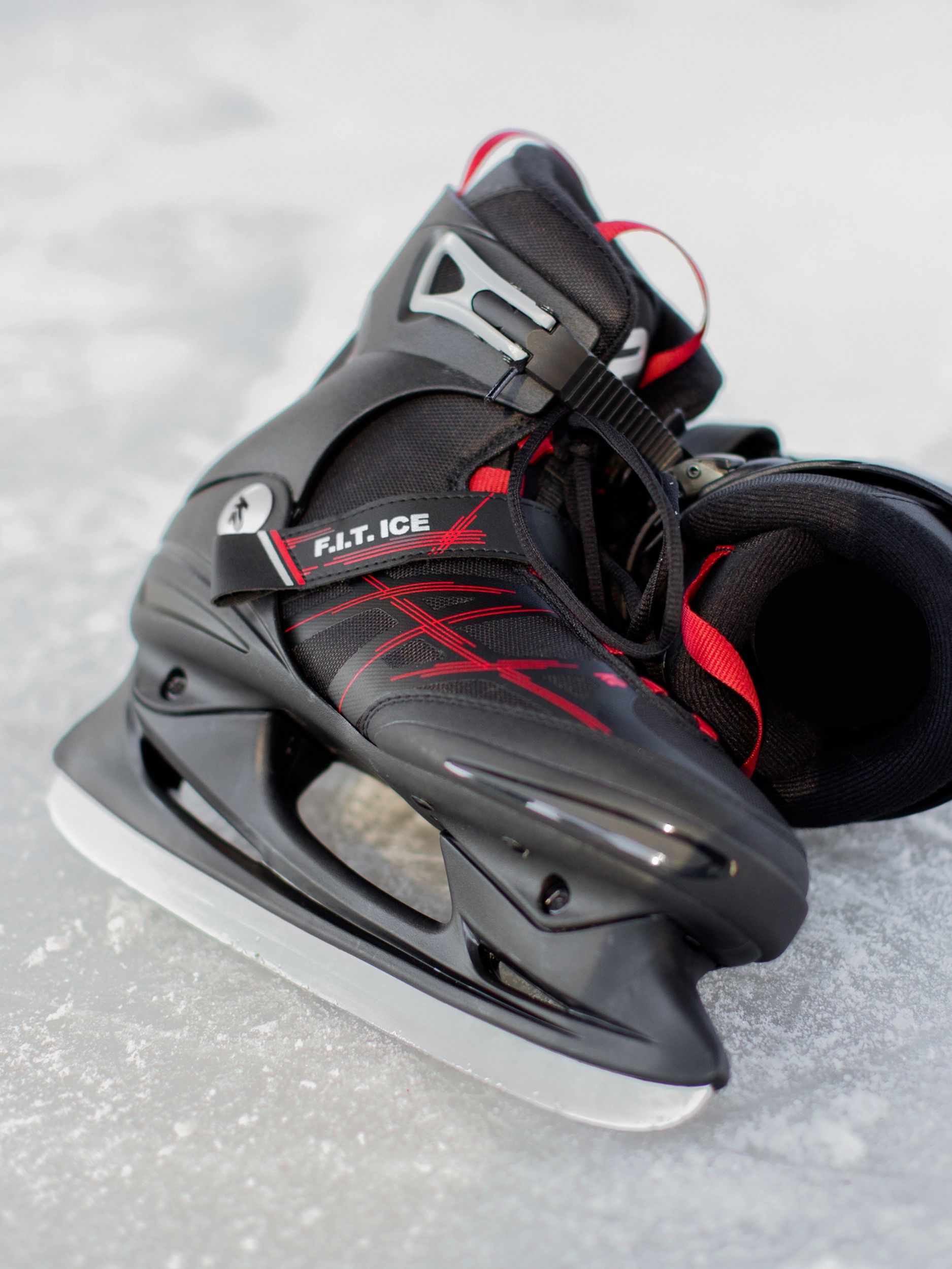 K2 Men's F.I.T. Lined Water-Repellent Ice Skates with Hockey Blades