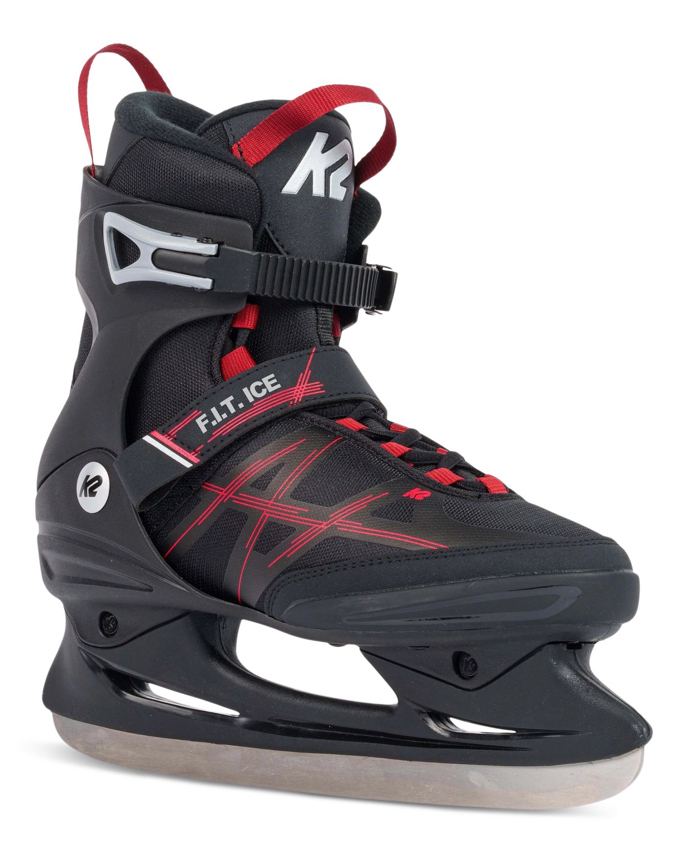 K2 Men's F.I.T. Lined Water-Repellent Ice Skates with Hockey Blades