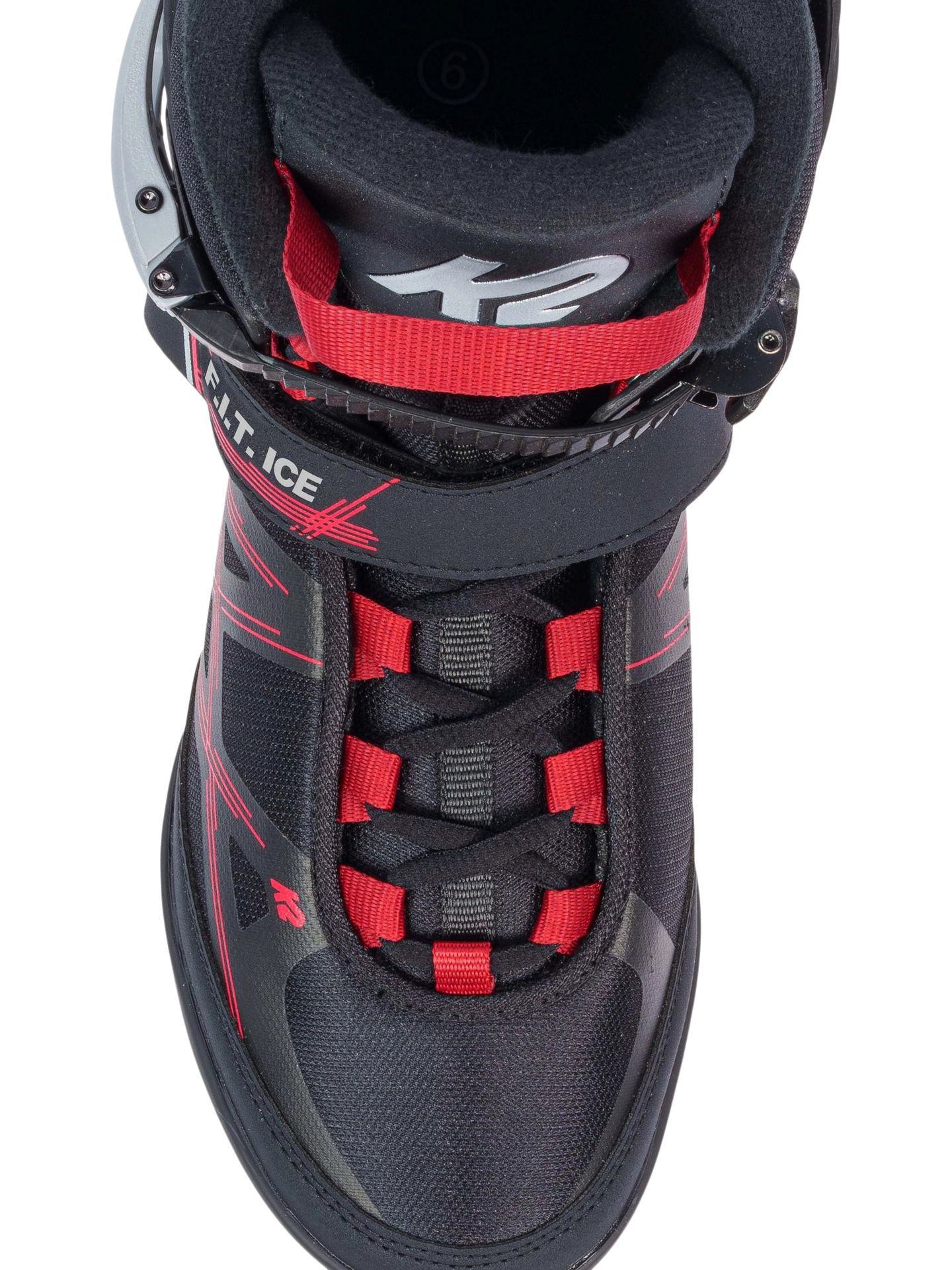 K2 Men's F.I.T. Lined Water-Repellent Ice Skates with Hockey Blades