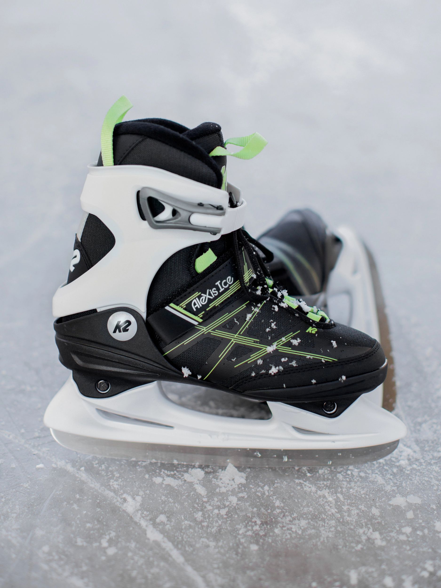 K2 Women's Alexis Lined Water-Repellent Ice Skates with Hockey Blades