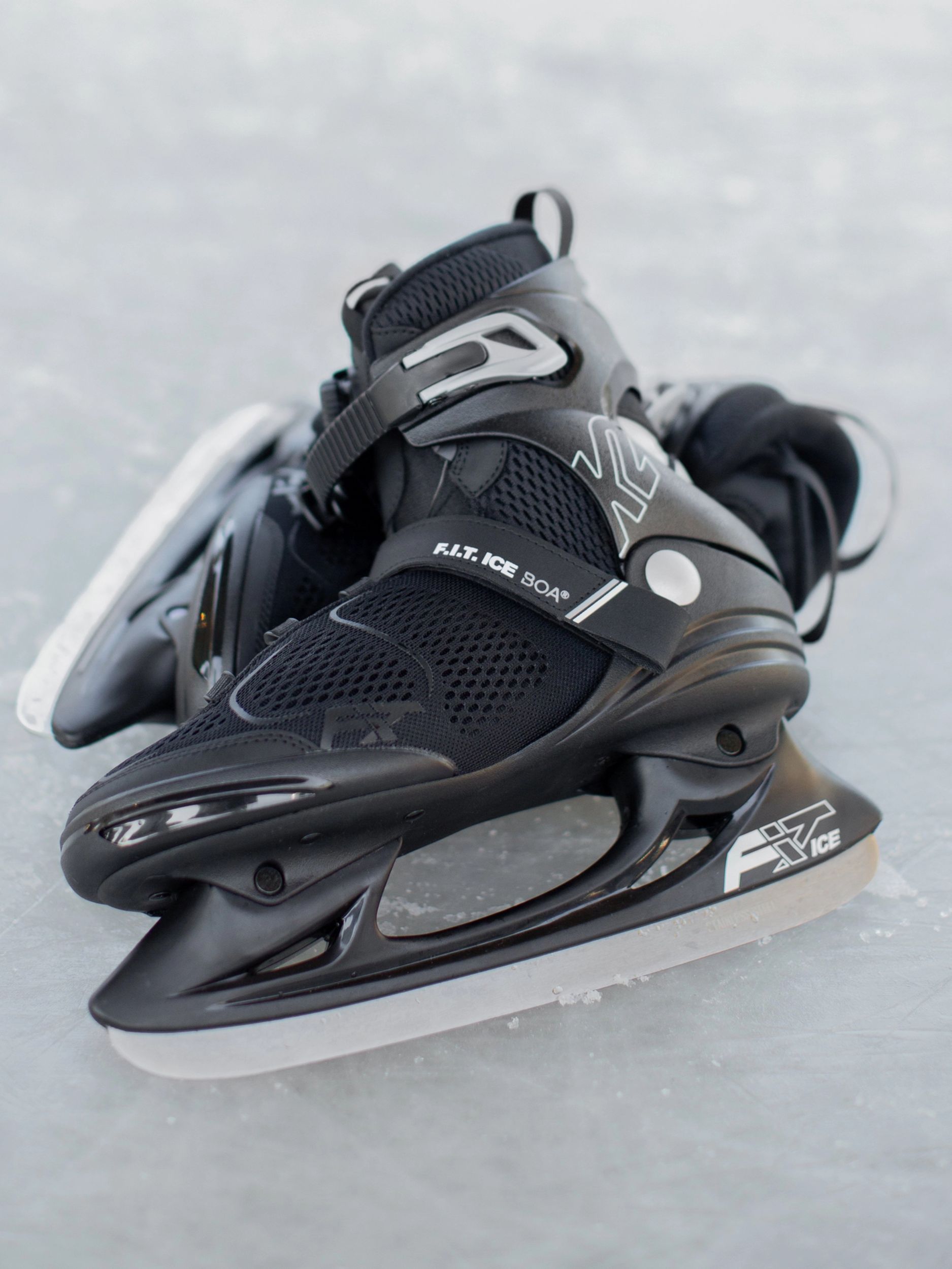 K2 Men's F.I.T Boa Water-Repellent Ice Skates with Hockey Blades