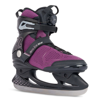 K2 Women's Alexis Lined Water-Repellent Ice Skates with Hockey Blades Front_Three_Fourths_Angled_Right