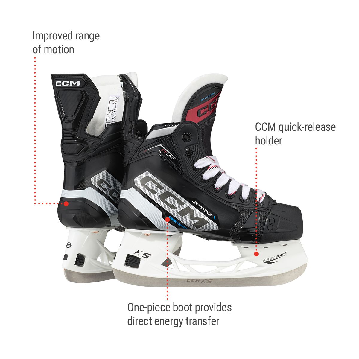 CCM JetSpeed FT680 Junior Hockey Skates