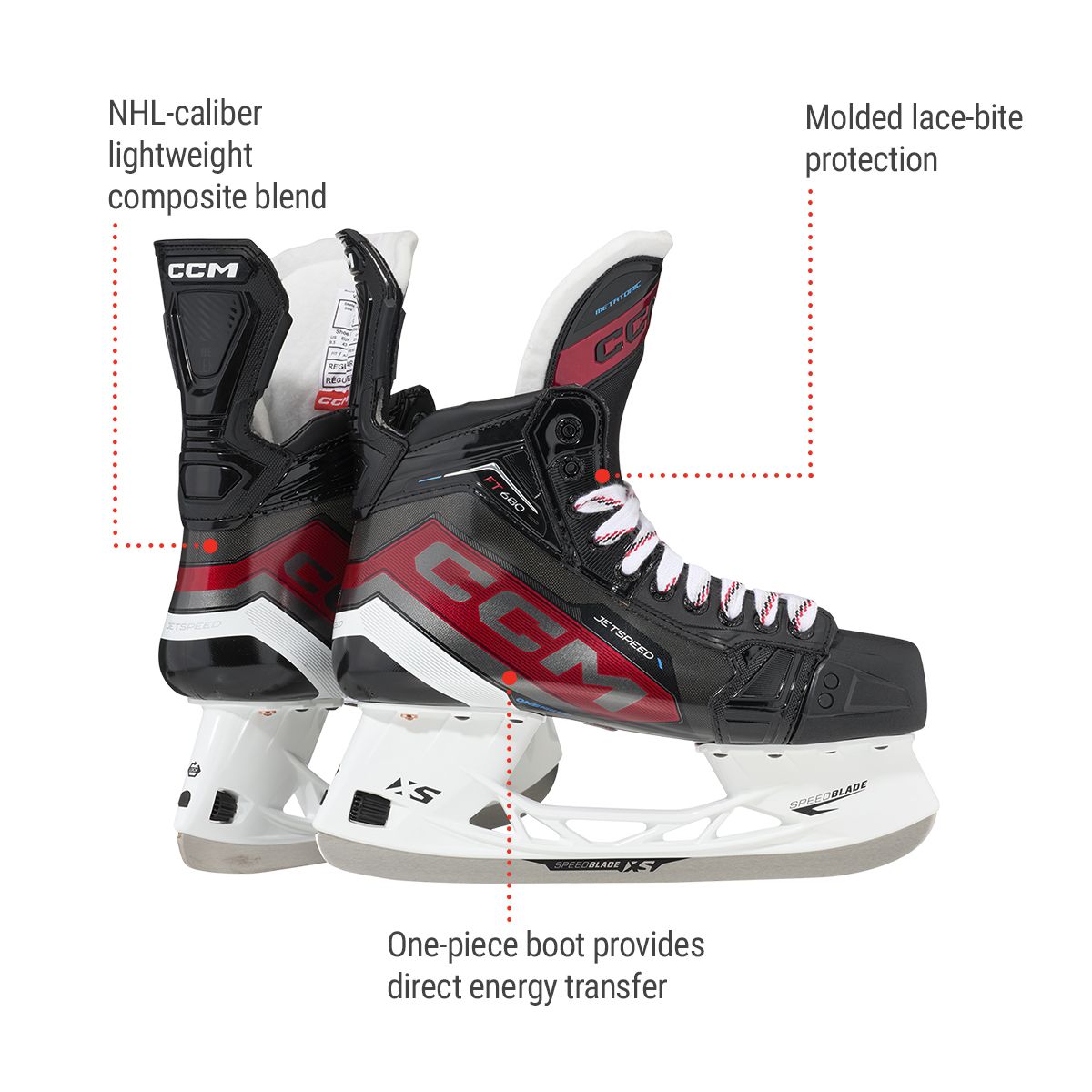 CCM JetSpeed FT680 Senior Hockey Skates