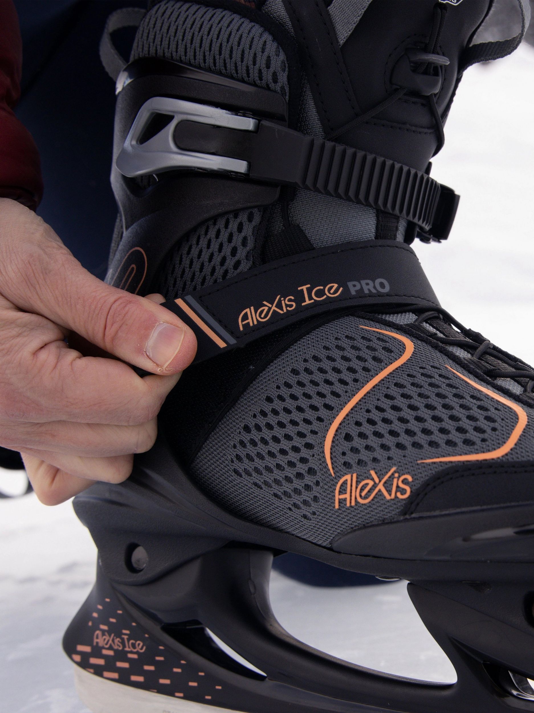K2 Women's Alexis Ice Pro Speed-lace Water-repellent Ice Skates With Hockey Blades