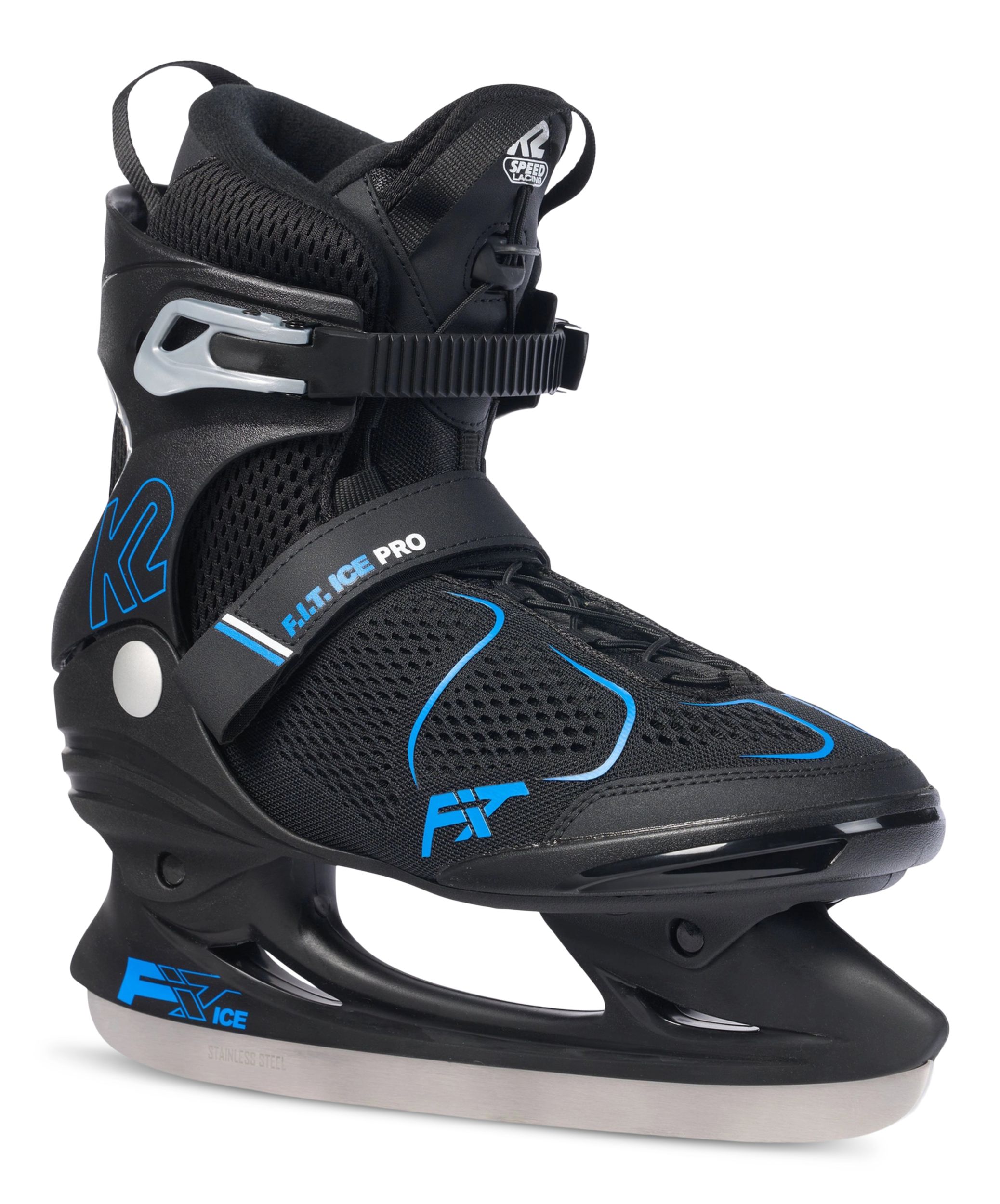 K2 Men's F.i.t. Ice Pro Speed-lace Water-repellent Hockey Skates With Blades