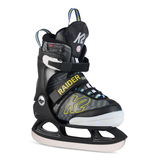 K2 Kid's Raider Beam Adjustable Light-up Ice Skates With Hockey Blades Front_Three_Fourths_Angled_Right
