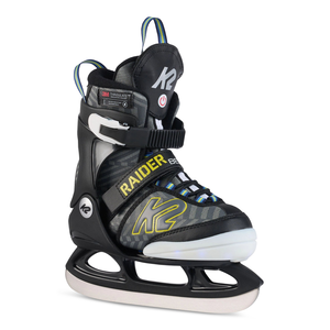 K2 Kid's Raider Beam Adjustable Light-Up Speed-Lace Ice Skates with Hockey Blades