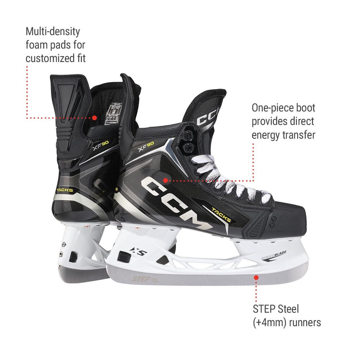 CCM Tacks XF 90 Senior Hockey Skates