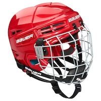 Bauer PRODIGY Youth Hockey Helmet Combo Front_Three_Fourths_Angled_Right
