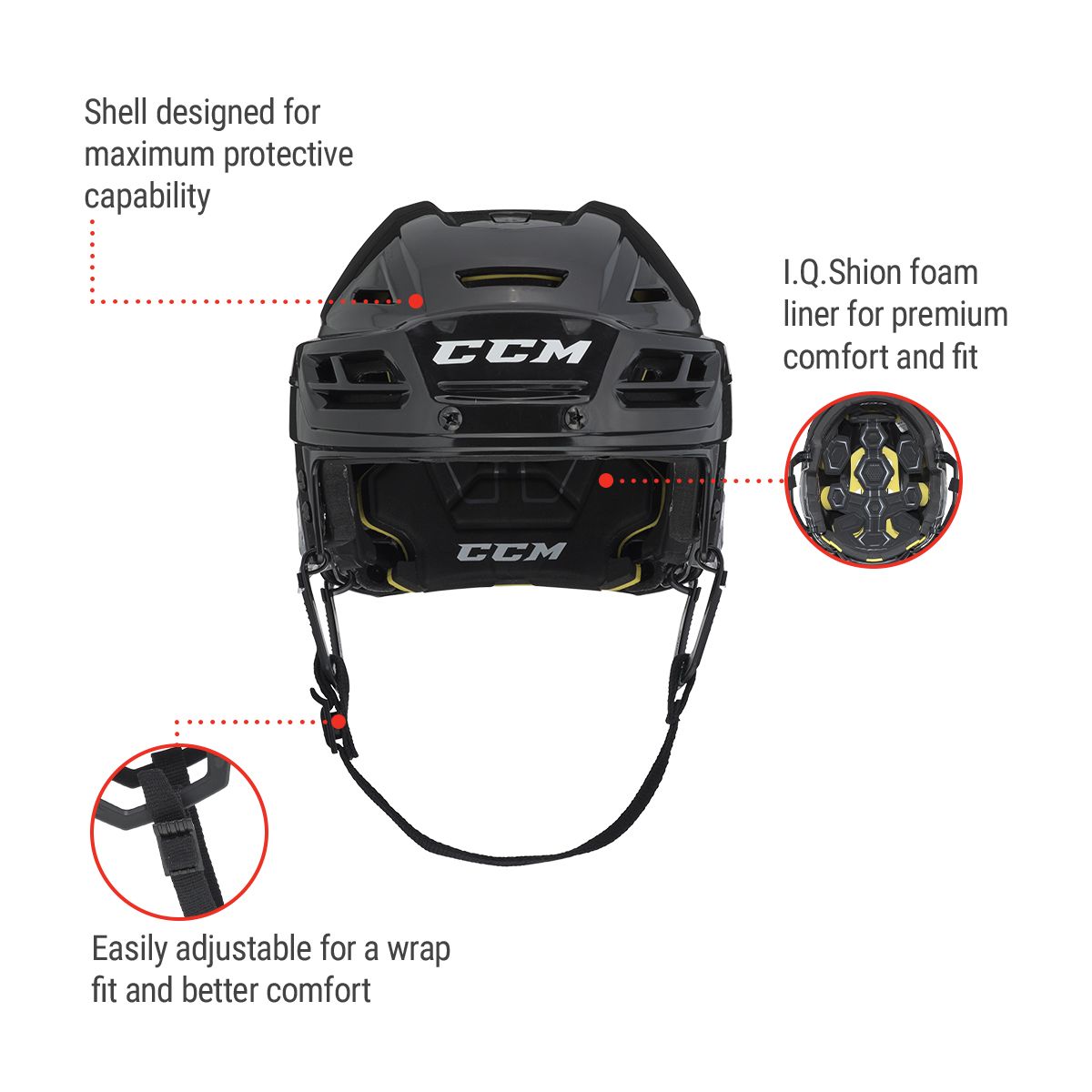 CCM Tacks 310 Senior Hockey Helmet