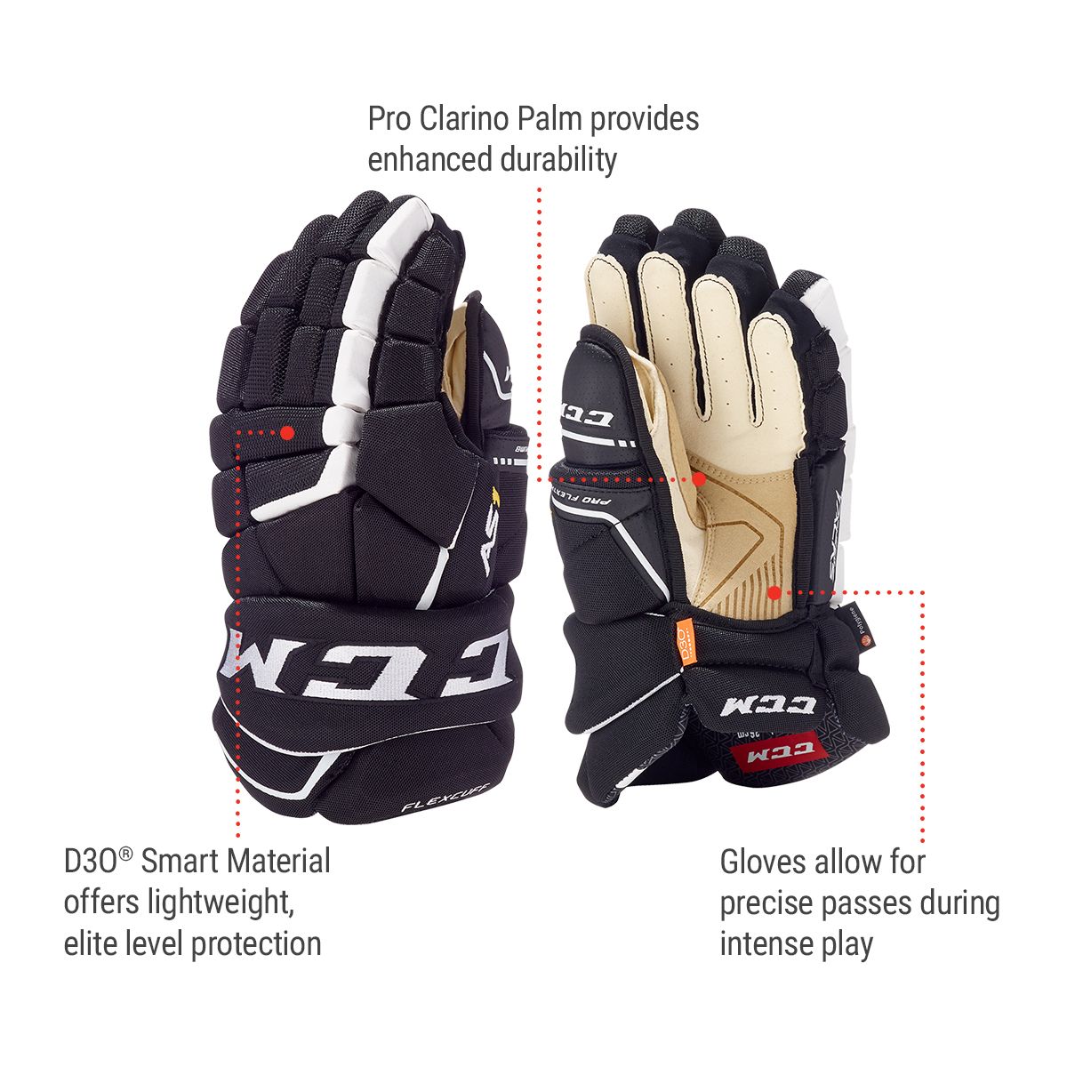 CCM Super Tacks AS1 Senior Hockey Gloves