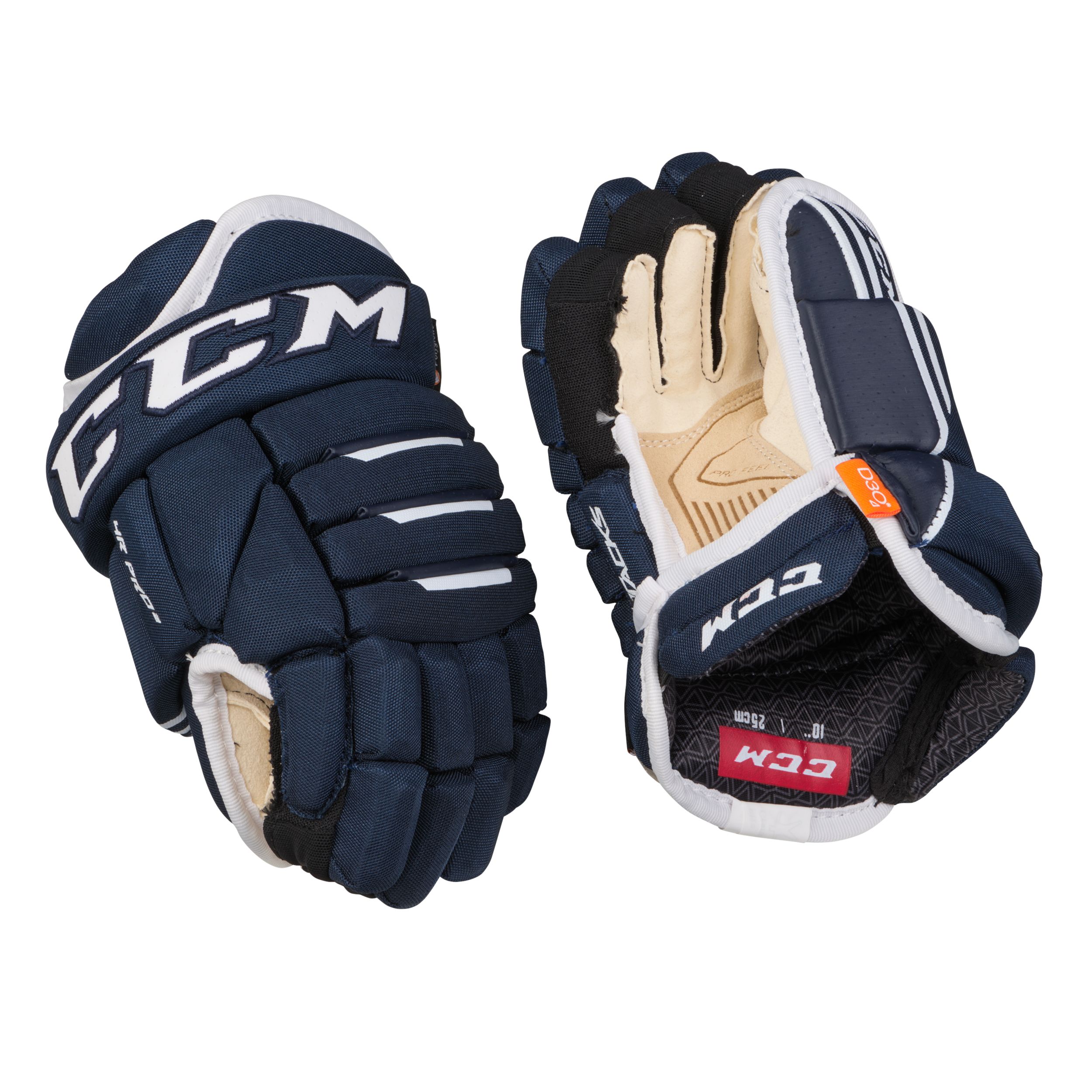 CCM Tacks 4 Roll Pro 2 Junior Hockey Gloves with Foam Protection