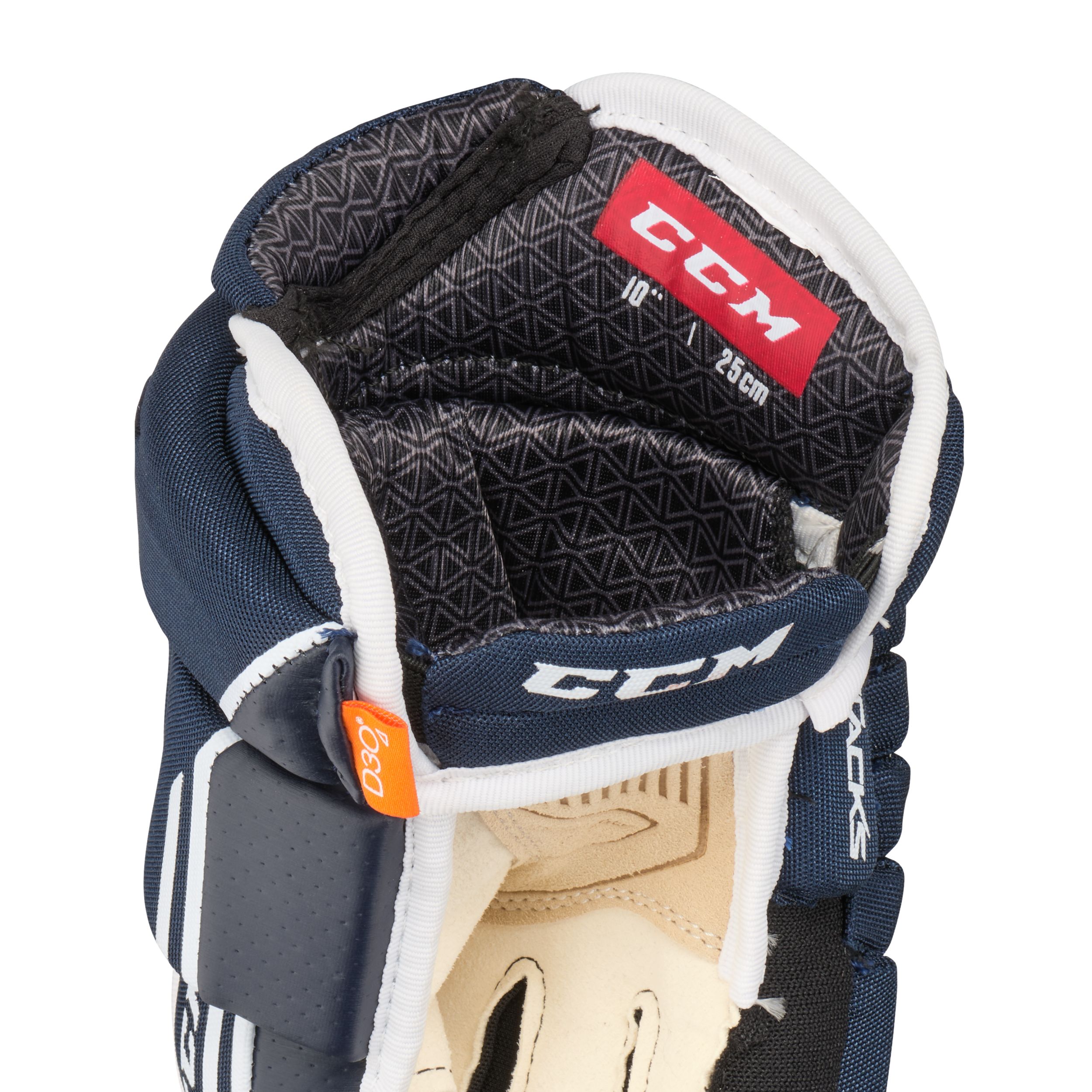 CCM Tacks 4 Roll Pro 2 Junior Hockey Gloves with Foam Protection