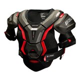 Bauer 3X Pro Intermediate Shoulder Pads Front_Three_Fourths_Angled_Left