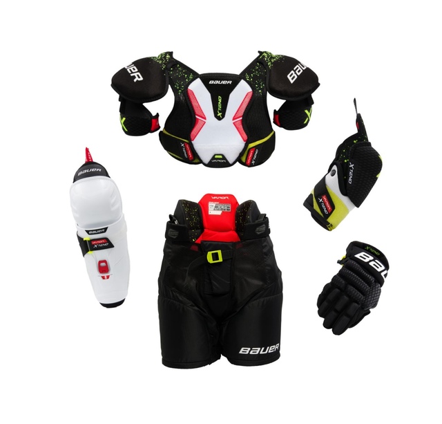 Bauer Vapor Xtend Youth Hockey Protective Kit Front_Flat