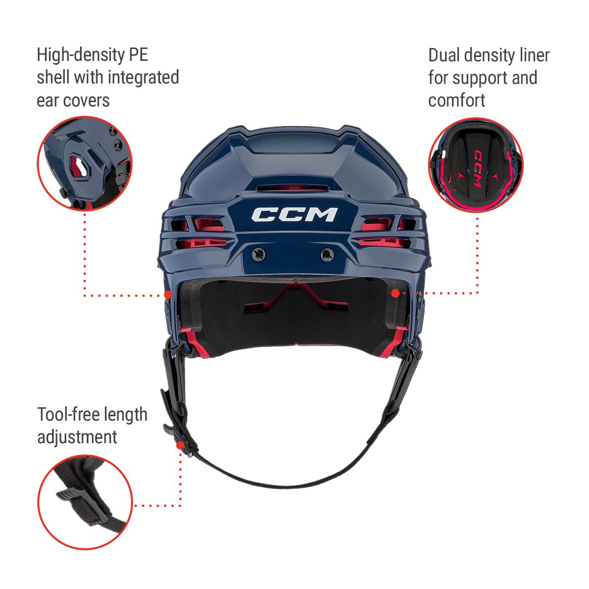 CCM Senior Tacks 70 Hockey Helmet