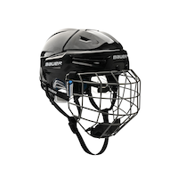 Bauer RE-AKT 65 Senior Hockey Helmet Combo Front_Angled_Right