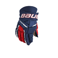 Bauer Supreme M3 Intermediate Hockey Gloves Back_Flat
