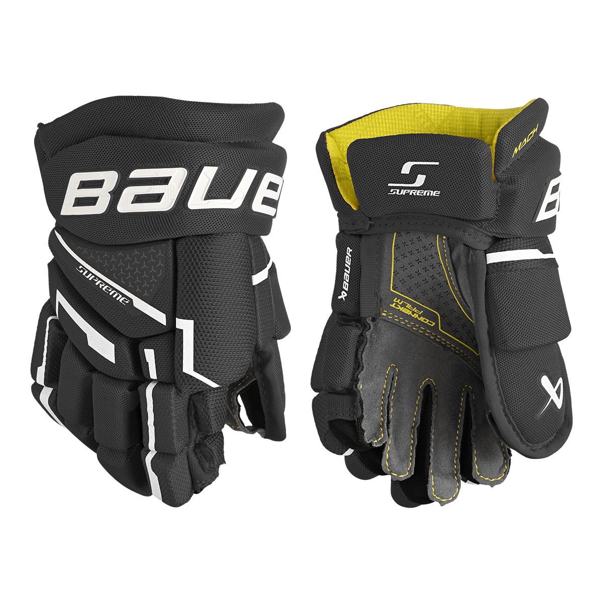 Image of Bauer Supreme Mach Youth Hockey Gloves