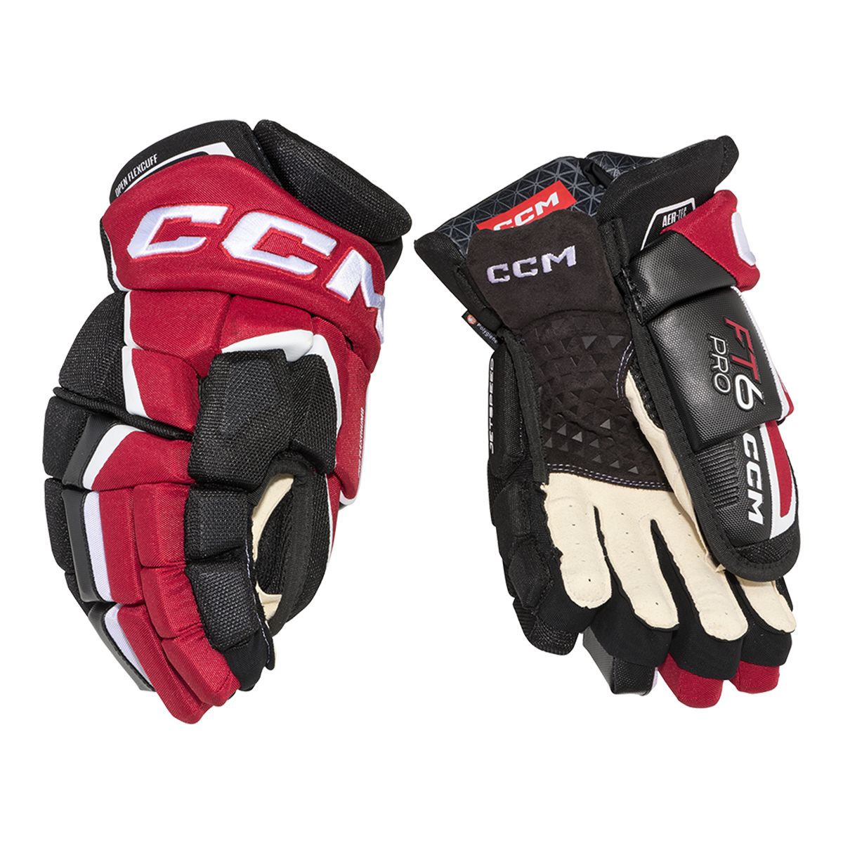 Image of CCM JetSpeed FT6 Pro Senior Hockey Gloves