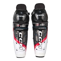 CCM JetSpeed 680 Senior Shin Guard Front_Flat