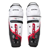 CCM JetSpeed FT6 Pro Senior Shin Guard Front_Flat