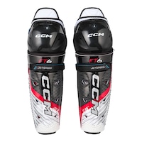 CCM JetSpeed FT6 Senior Shin Guard Front_Flat