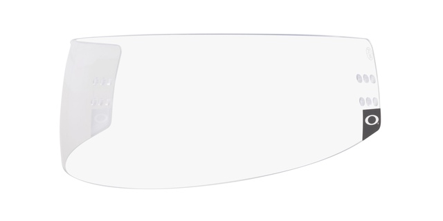 Oakley Certified Straight Hockey Visor Front_Three_Fourths_Angled_Left