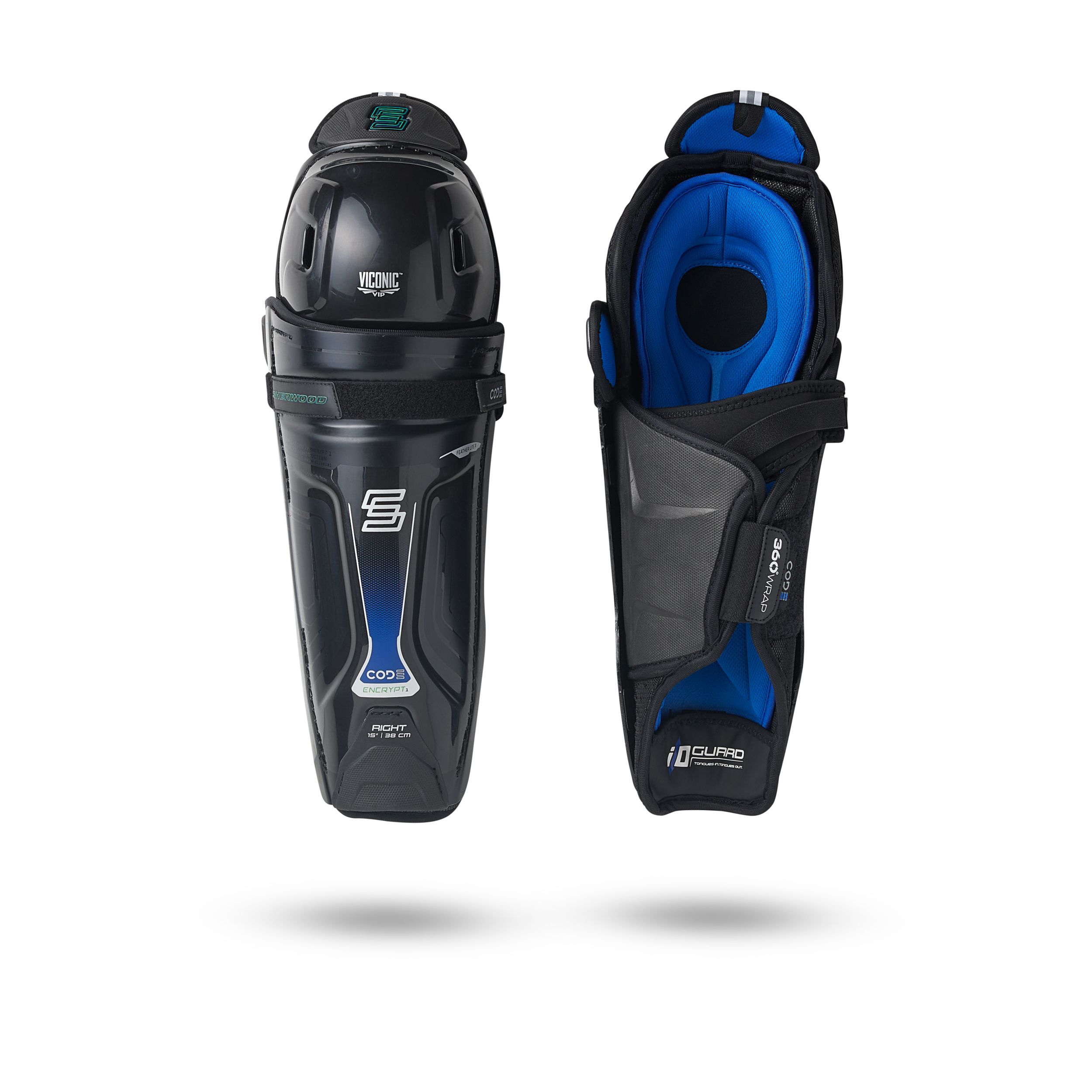 Sherwood Code Encrypt 1 Junior Shin Guards