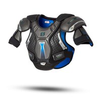 Sherwood Code Encrypt 1 Junior Shoulder Pads Front_Three_Fourths_Angled_Left