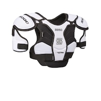 Sherwood HOF 9950 Senior Shoulder Pads Front_Angled_Right