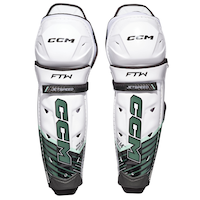 CCM JetSpeed FTW Senior Shin Guards Front_Flat