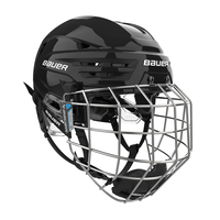 Bauer RE-AKT 90 Senior Hockey Helmet Combo Front_Angled_Right